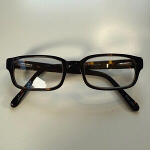 ELAN 9305 Eyeglasses Frames Only Black Tortoise Shell 50-18-135 Rectangle Unisex